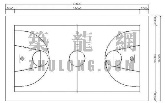 篮球场标准尺寸平面图详解（从设计到施工全过程）