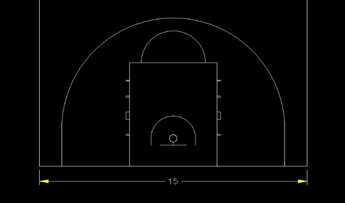 篮球场地标准规范详解（必须要知道的尺寸线条设备等要点）